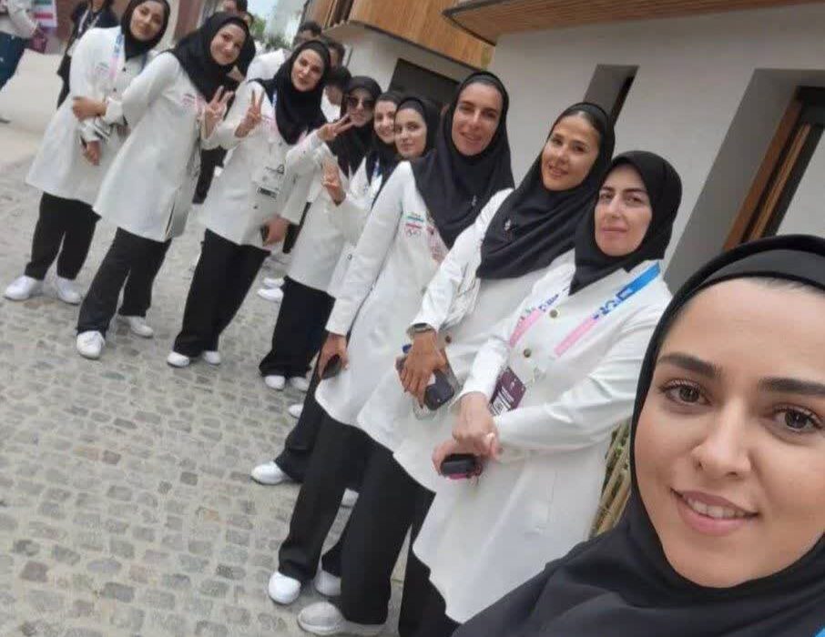 شباهت لباس های ورزشکاران المپیک ایران با کادر بهداشت و درمان