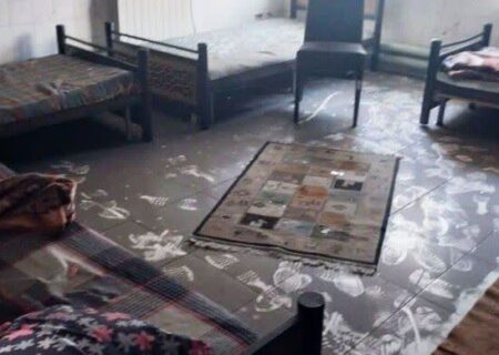 مهار آتش سوزی در بیمارستان شهید بهشتی مراغه