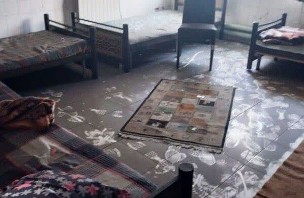 مهار آتش سوزی در بیمارستان شهید بهشتی مراغه