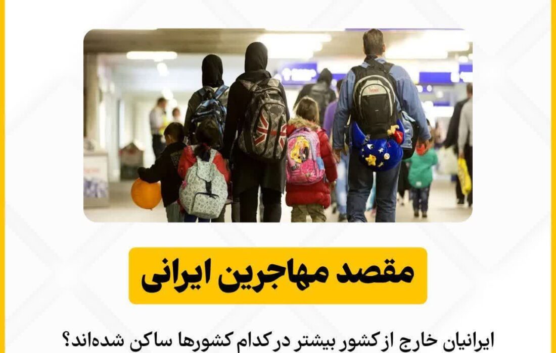 ایرانیان خارج از کشور بیشتر در کدام کشورها ساکن شده‌اند؟