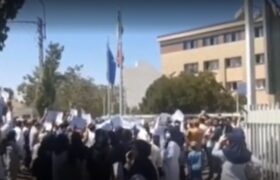 تجمع اعتراض پرستاران در تبریز