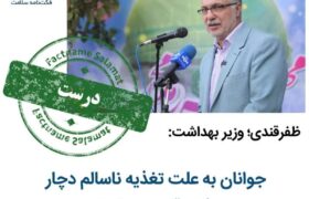 جوانان به علت تغذیه ناسالم دچار سکته قلبی می‌شوند؟